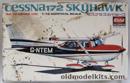 Eidai 1/72 Cessna 172 Skyhawk, 005-100 plastic model kit